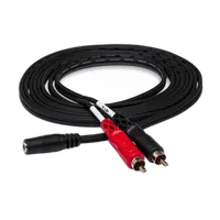 Hosa Technology Stereo Mini 3.5mm to 2 RCA Male Y-Cable 0
