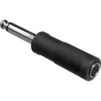 Hosa Technology Monaural 1/4in Male Phone to 1/4in Stereo Female Adapter 1