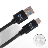 Hosa Technology Type-A to Type-C Male USB Cable (6ft) 0