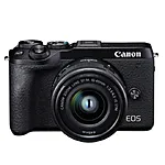 Canon EOS M6 Mark II Mirrorless Camera with 15-45mm Lens  and  Viewfinder Kit (B 1