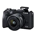 Canon EOS M6 Mark II Mirrorless Camera with 15-45mm Lens  and  Viewfinder Kit (B 4