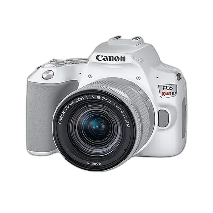 Canon EOS Rebel SL3 Camera with EF-S18-55mm f/4-5.6 IS STM Lens Kit (White)