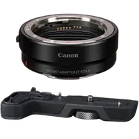 Canon EF-EOS R Mount Adapter and Black EG-E1 Grip 0
