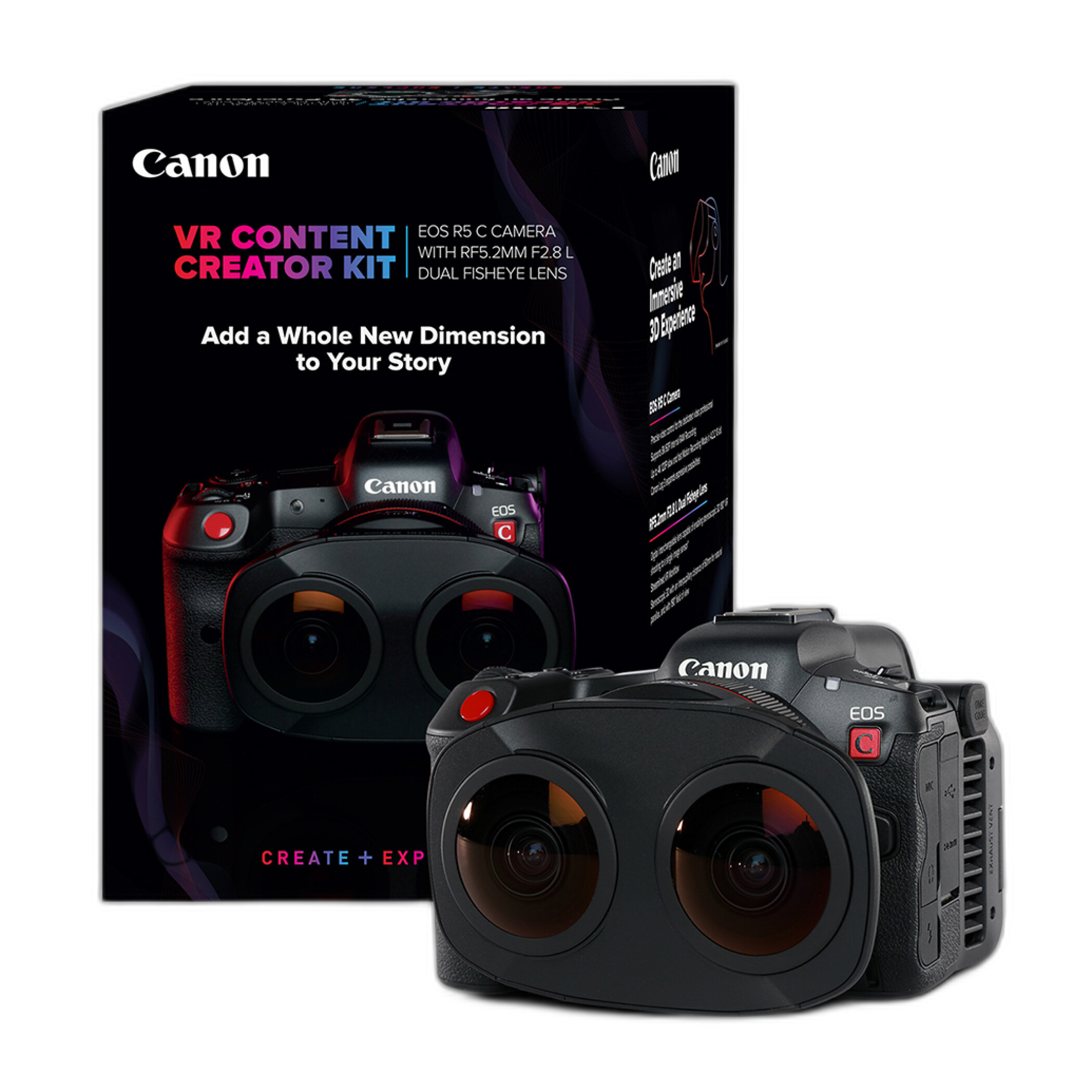 Canon EOS R5 C VR Content Creator Kit