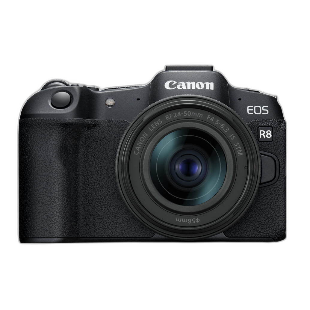Canon EOS R8 kit front angle