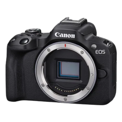 Canon EOS R50 Mirrorless Camera (Black, Body Only)