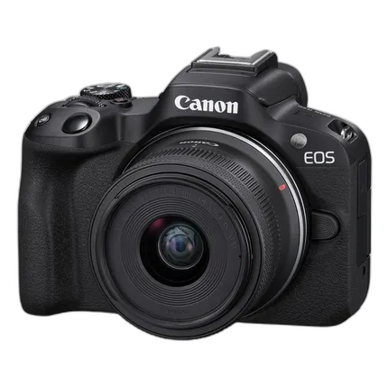 Canon EOS R50 Mirrorless Camera (Black) with RF-S18-45mm f/4.5-6.3 IS STM Ki