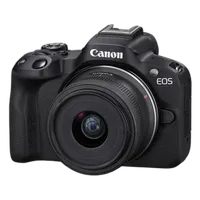 Canon EOS R50 Mirrorless Camera (Black) with RF-S18-45mm f/4.5-6.3 IS STM Ki 0