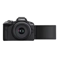 Canon EOS R50 Mirrorless Camera (Black) with RF-S18-45mm f/4.5-6.3 IS STM Ki 5