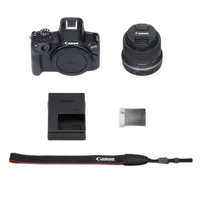 Canon EOS R50 Mirrorless Camera (Black) with RF-S18-45mm f/4.5-6.3 IS STM Ki 6