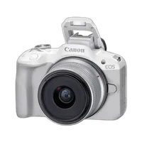 Canon EOS R50 Mirrorless Camera (White) with RF-S 18-45mm Lens 2