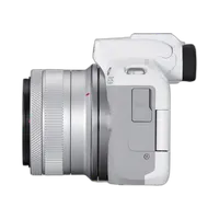 Canon EOS R50 Mirrorless Camera (White) with RF-S 18-45mm Lens 3