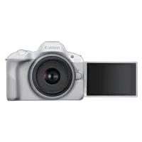Canon EOS R50 Mirrorless Camera (White) with RF-S 18-45mm Lens 5