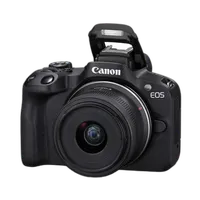 Canon EOS R50 Mirrorless Camera (Black) with RF-S 18-45mm  and  55-210mm Lenses 7