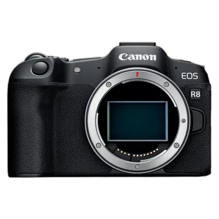 Canon EOS R8 with Cropping Guide Firmware