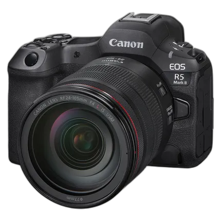 Canon EOS R5 Mark II Mirrorless Camera with 24-105mm Lens