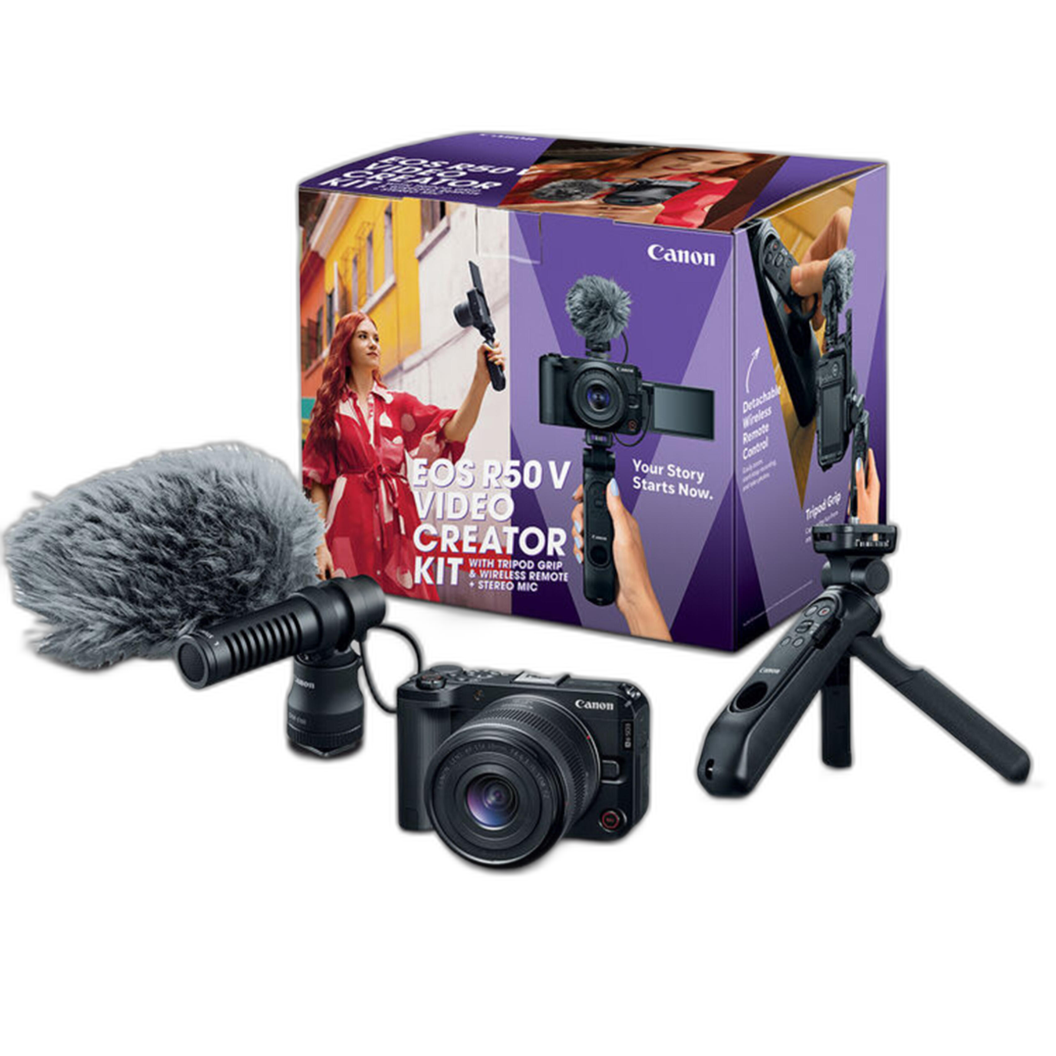 Canon EOS R50 V Video Creator Kit