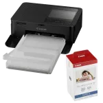 Canon SELPHY CP1500 Compact Photo Printer (Black) with KP-108 Ink/Paper Set 0