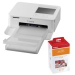 Canon SELPHY CP1500 Compact Photo Printer (White) with RP-108 Ink/Paper Set
