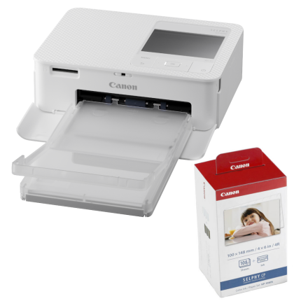 Canon SELPHY CP1500 Compact Photo Printer (White)