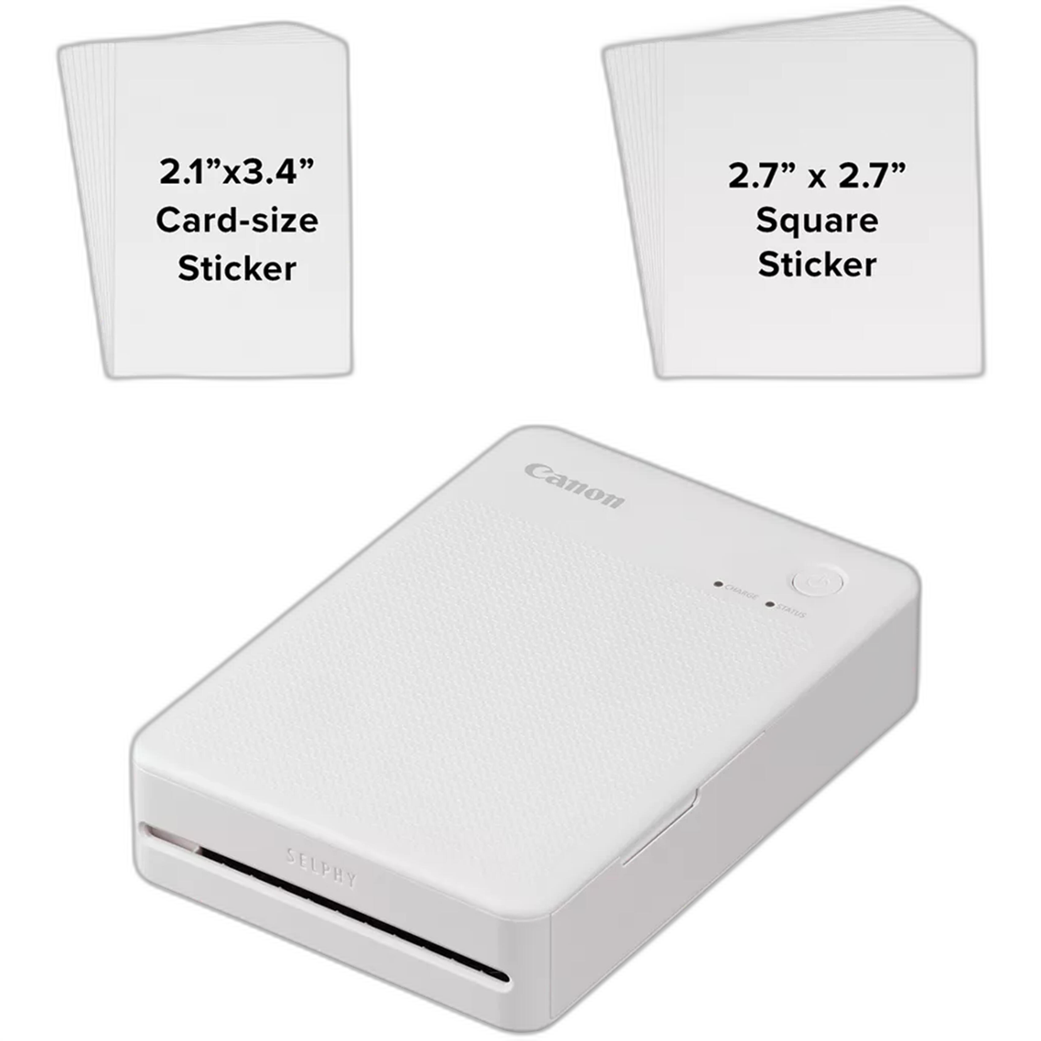 Canon SELPHY QX20 Compact Photo Printer - White