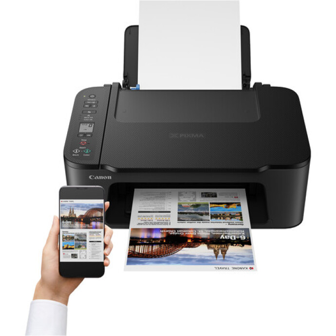 Canon PIXMA TS3520 Wireless AllInOne Printer (Black) Printers