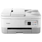 Canon PIXMA TR7020a Wireless Inkjet All-In-One Color Printer (White)