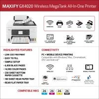 Canon MAXIFY GX4020 Wireless MegaTank All-In-One Color Printer 2