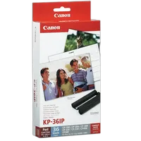 Canon KP-36IP Color Ink  and  Paper Set  4X6 PAPER, 36 SHEETS, POSTCARD SIZE 0