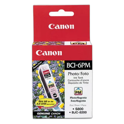 Canon BCI-6PM Photo Magenta Ink Cartridge for select ink jet printers
