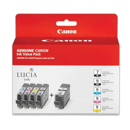 Canon PGI-9 and PGI-7 Value Pack for Canon Pixma MX7600 and iX7000