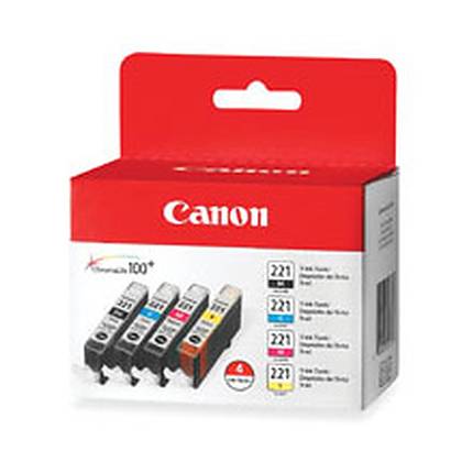 Canon CLI-221 Ink Tanks (4 Pack)