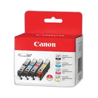 Canon CLI-221 Ink Tanks (4 Pack) 0