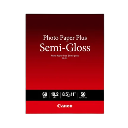 Canon Photo Paper Plus Semi-Gloss 8.5x11 50 Sheet