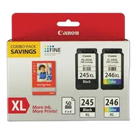 Canon PG-245XL/CL-246XL with Photo Paper - 50 Sheets 0