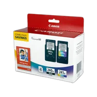 Canon PG-240XL Black/CL-241XL Color with GP-502 (50 Sheet Pack) 0
