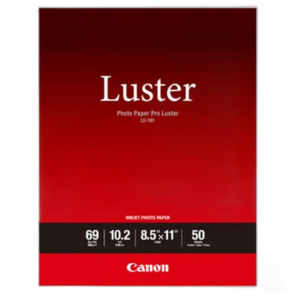 Canon Photo Paper Pro Luster (8.5x11 - 50 Sheets)