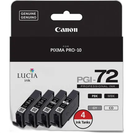 Canon PGi-72 3 Mono + 1 CO Pack