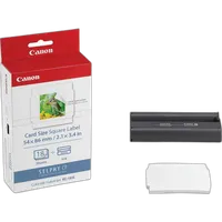 Canon KC-18IS Color Ink/Card Size Square Label Set (18 Sheets - 2.1 IN) 0