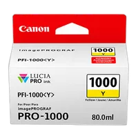 Canon PFI-1000 Yellow Ink Cartridge 0
