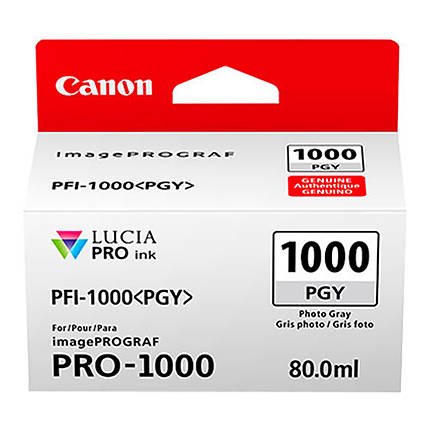 Canon PFI-1000 Photo Gray Ink Cartridge