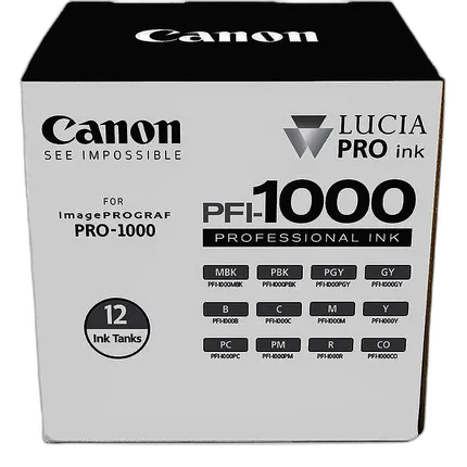 Canon PFI-1000 LUCIA PRO 12 Ink Tank Set