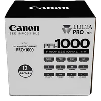 Canon PFI-1000 LUCIA PRO 12 Ink Tank Set 0