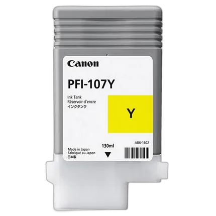 Canon PFI-107Y Yellow Ink Cartridge