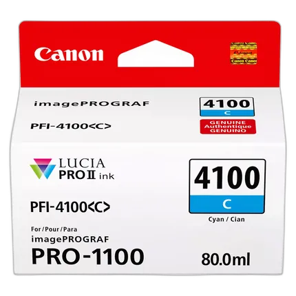 Canon PFI-4100 Cyan Ink for PRO-1000 Printer