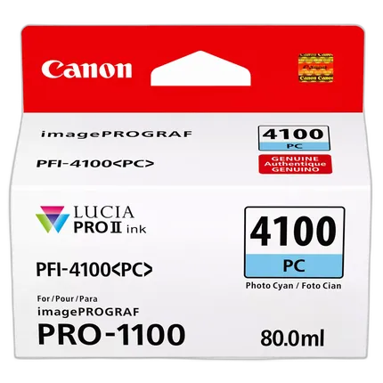 Canon PFI-4100 Photo Cyan Ink for PRO-1000 Printer