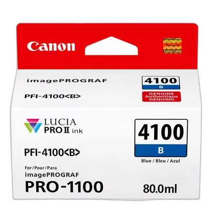 Canon PFI-4100 Blue Ink for PRO-1000 Printer