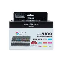 Canon PFI-5100 10-Cartridge Ink Set for  PRO-310 Printer 0