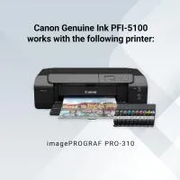 Canon PFI-5100 10-Cartridge Ink Set for  PRO-310 Printer 4
