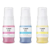 Canon GI-25 CMY Ink Bottle Value Pack 0